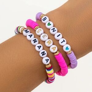 Colorful Beaded Bracelets Set